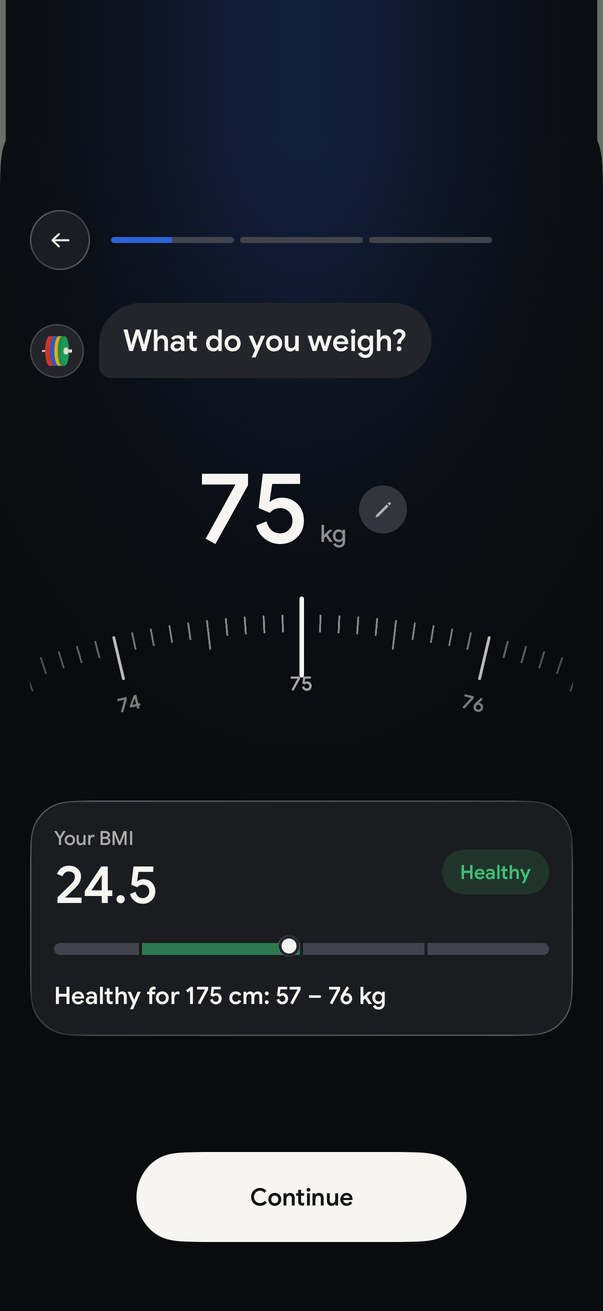 Your weight and BMI